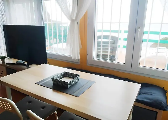 Apartman Paraiso Estano, Terraza Primera Linea De Playa